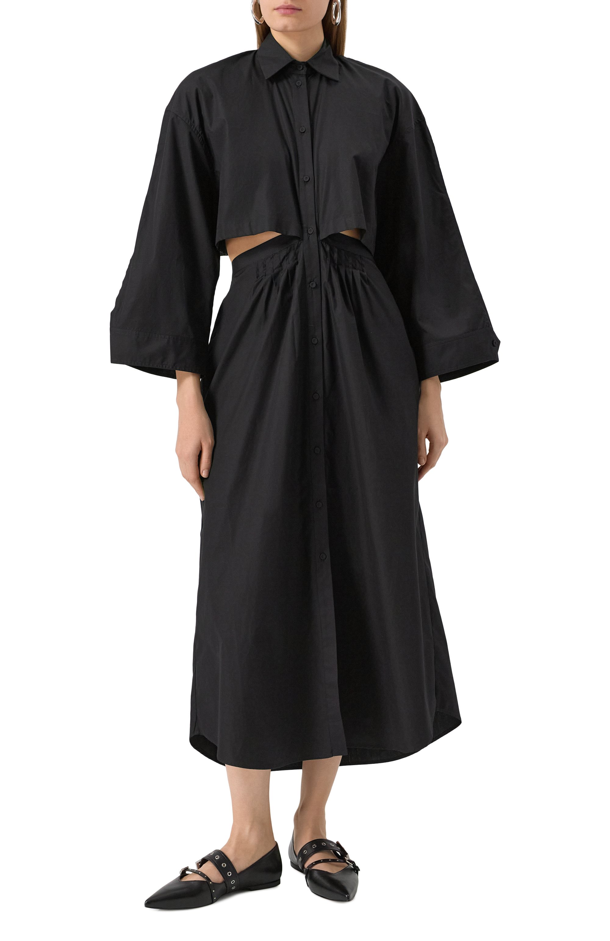 Хлопковое платье ISABEL BENENATO, арт. DW49RS25, фото 3