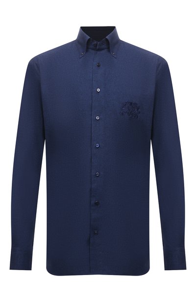 Мужская хлопковая рубашка ZILLI, арт. MFW-45007-301082/ZS180