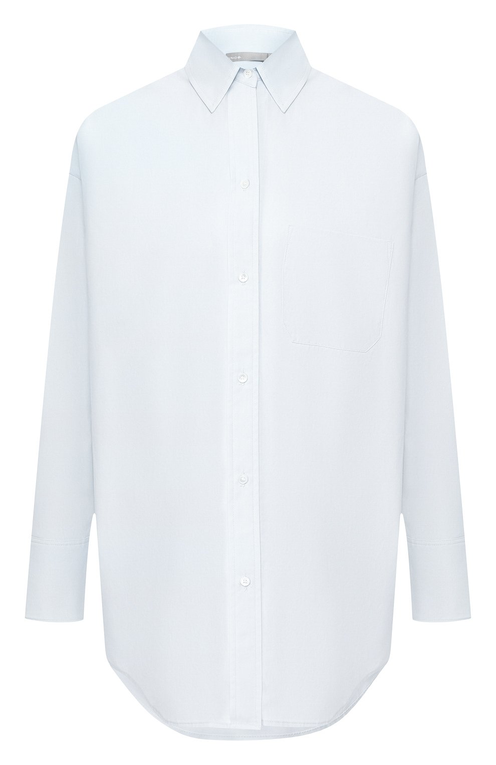 Рубашка из смеси хлопка и шелка VINCE, арт. V549912107, фото 1