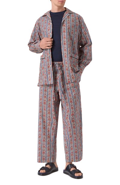 Хлопковые брюки VALENTINO, арт. 6V3RBM45AN2, фото 2