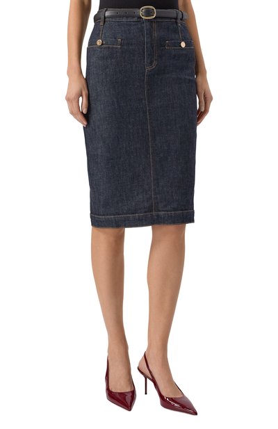 Джинсовая юбка SELF-PORTRAIT, арт. PF25808MSKBL, фото 3