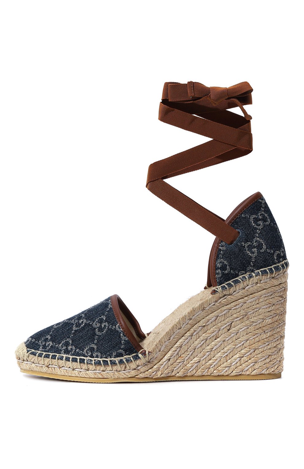 Текстильные босоножки GUCCI, арт. 652708 2KQH0, фото 4