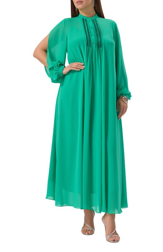 Платье Marina Rinaldi Elegante TAPPET0 Зелёный  TAPPET0 Фото 2