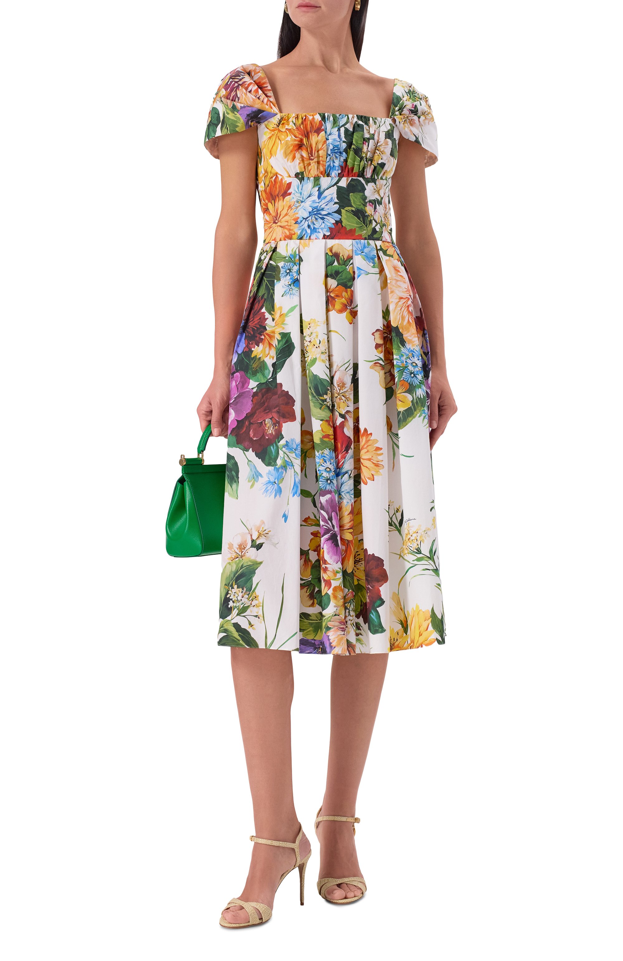 Хлопковое платье DOLCE & GABBANA, арт. F6TVKT/HS5TR, фото 2