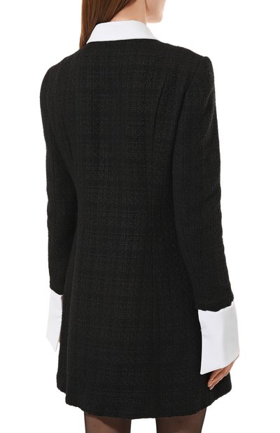 Платье из шерсти и вискозы BOTROIS черного цвета по цене 35900 руб., арт. SKU0000713, фото 4 Платье из шерсти и вискозы BOTROIS, арт. SKU0000713, фото 4