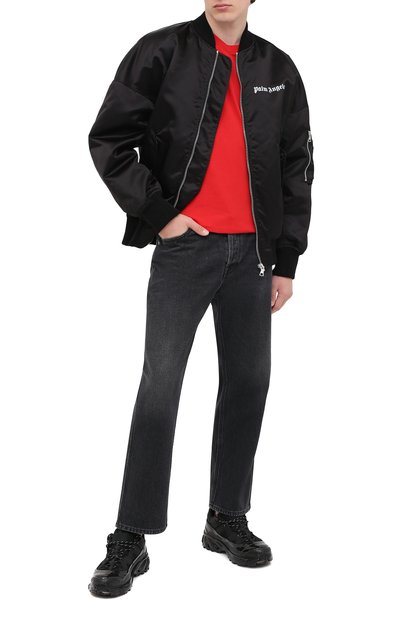 Хлопковая футболка MAISON MARGIELA красного цвета по цене 19450 руб., арт. S50GC0623/S23594, фото 2 Хлопковая футболка MAISON MARGIELA, арт. S50GC0623/S23594, фото 2