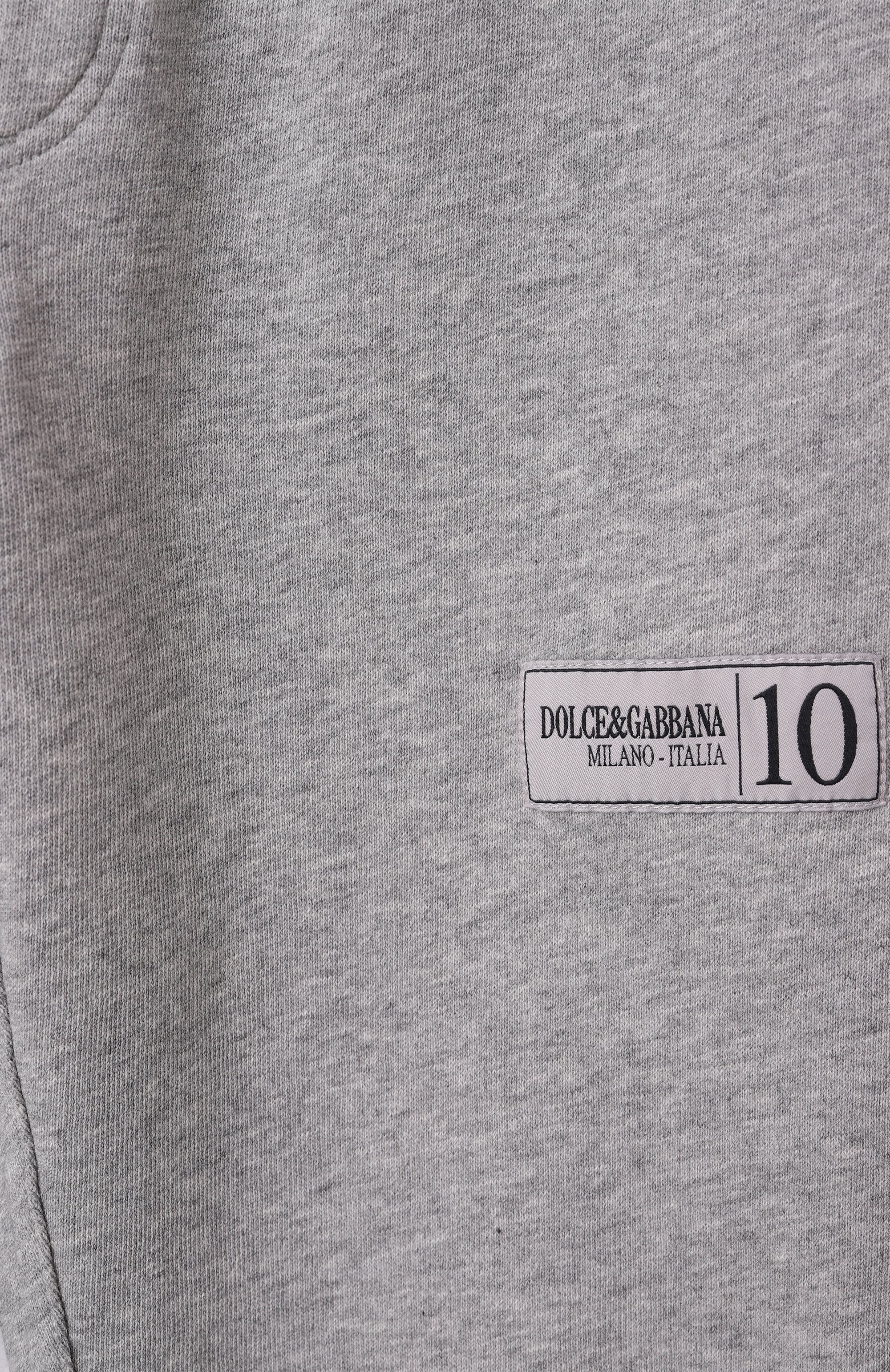 Хлопковые брюки DOLCE & GABBANA, арт. L4JPKI/G704W/8-14, фото 3