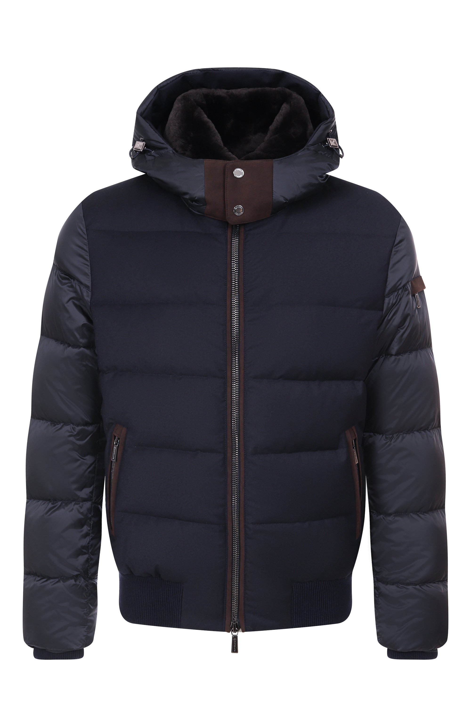 Пуховик wright-shl с воротником из овчины MOORER, арт. WRIGHT/SHL, фото 1