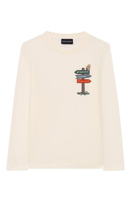 Хлопковый лонгслив EMPORIO ARMANI, арт. EB000728/AF16162
