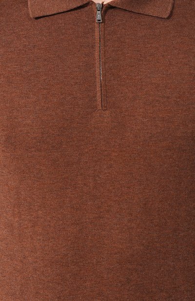 Поло из смеси шерсти и кашемира FIORONI светло-коричневого цвета по цене 66100 руб., арт. M00T0C2, фото 5 Поло из смеси шерсти и кашемира FIORONI, арт. M00T0C2, фото 5