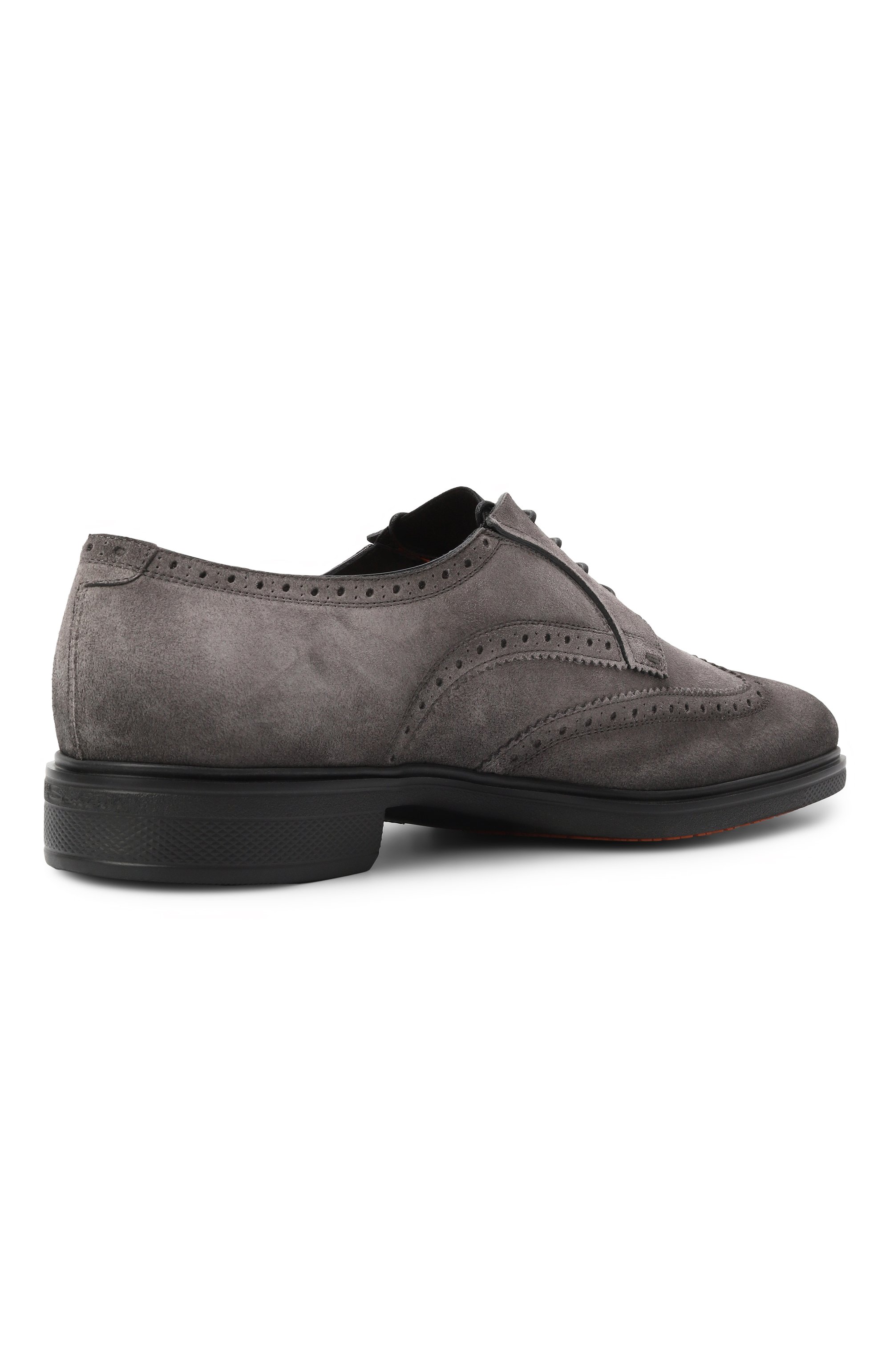 Замшевые дерби easy on SANTONI серого цвета по цене 87600 руб., арт. MGEG19033NEAXGEX, фото 5 Замшевые дерби easy on SANTONI, арт. MGEG19033NEAXGEX, фото 5