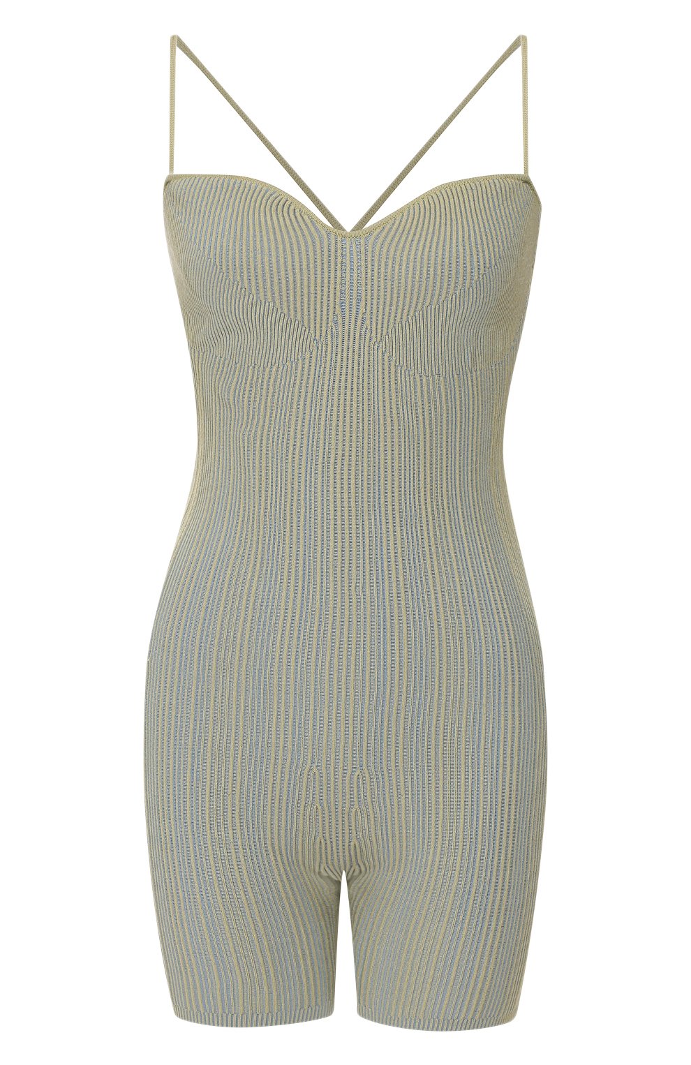 Боди JACQUEMUS зеленого цвета по цене 25500 руб., арт. 201KN03/51551, фото 1 Боди JACQUEMUS, арт. 201KN03/51551, фото 1