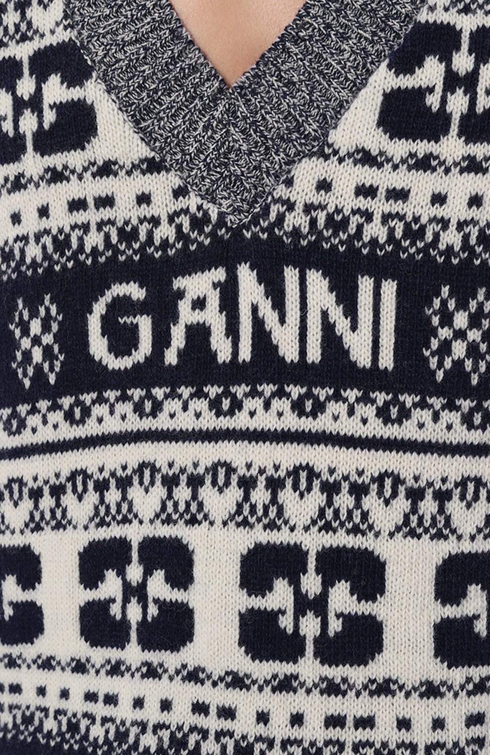 Шерстяной жилет GANNI, арт. K2092, фото 5