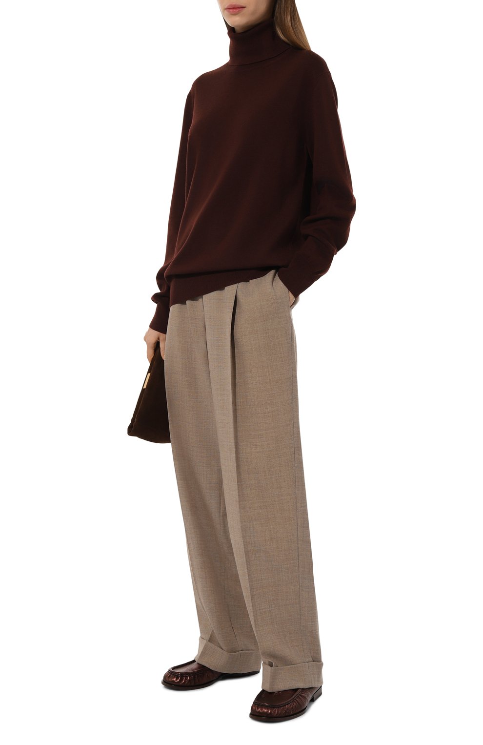 Шерстяные брюки THE ROW, арт. 7936W2877, фото 2