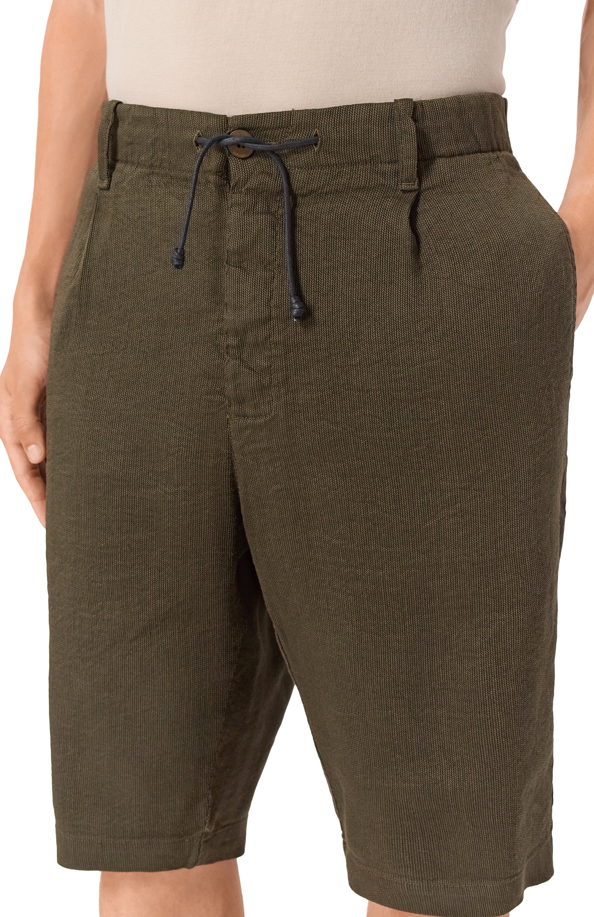 Шорты изо льна и вискозы TRANSIT, арт. CFUTRWH173, фото 5