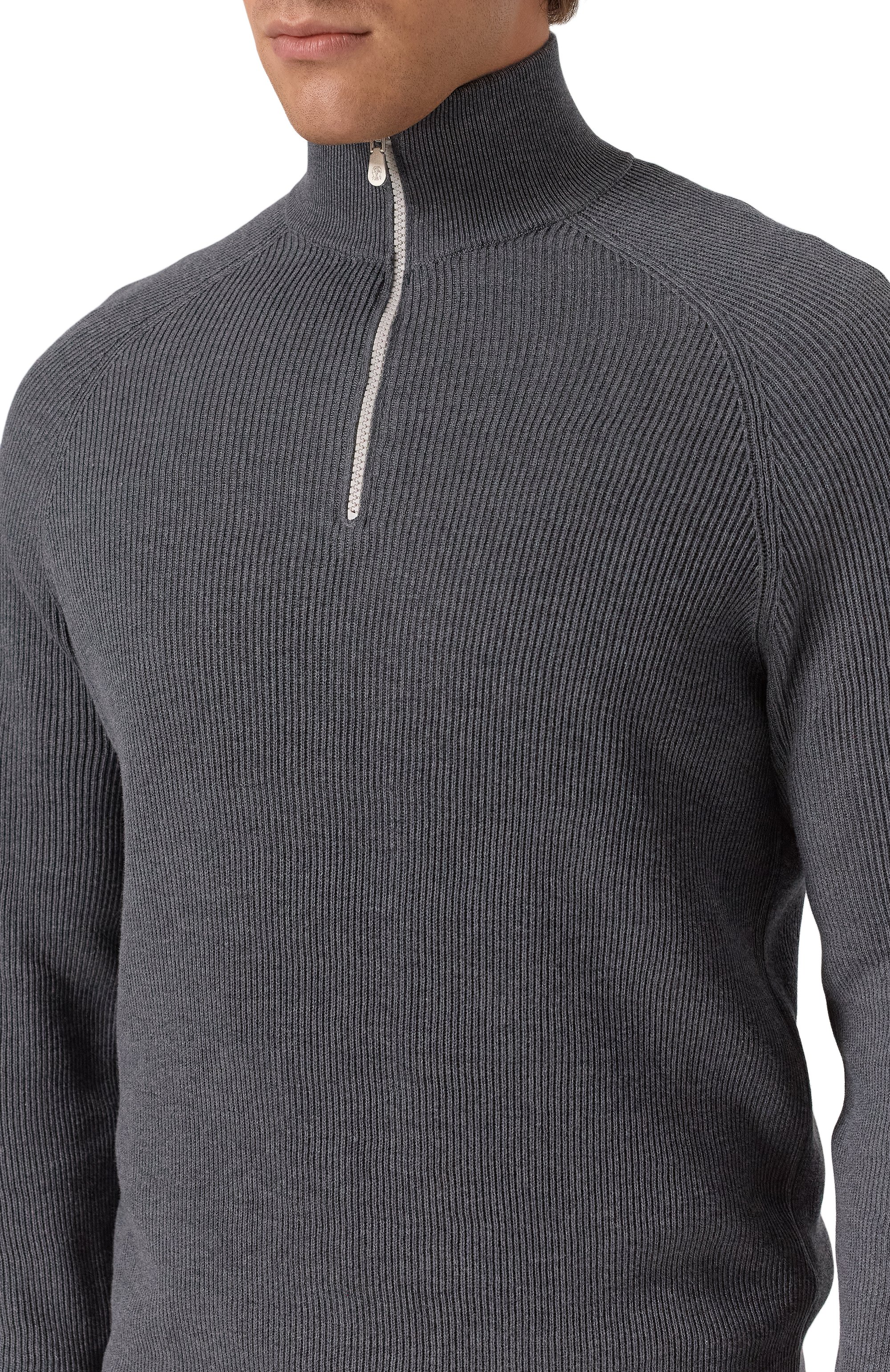 Хлопковый джемпер BRUNELLO CUCINELLI, арт. M29400104, фото 5