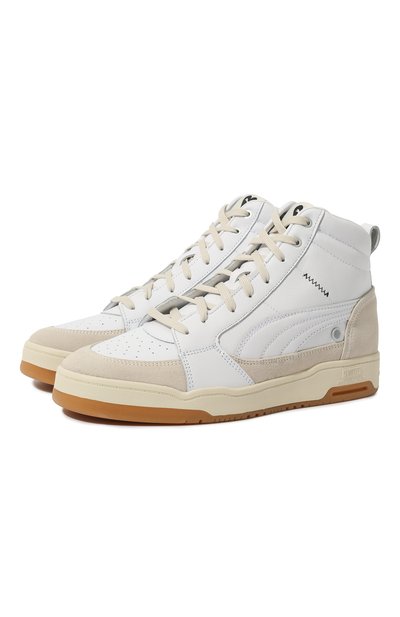 Кожаные кеды puma x ami slipstream mid PUMA, арт. 38434201, фото 1