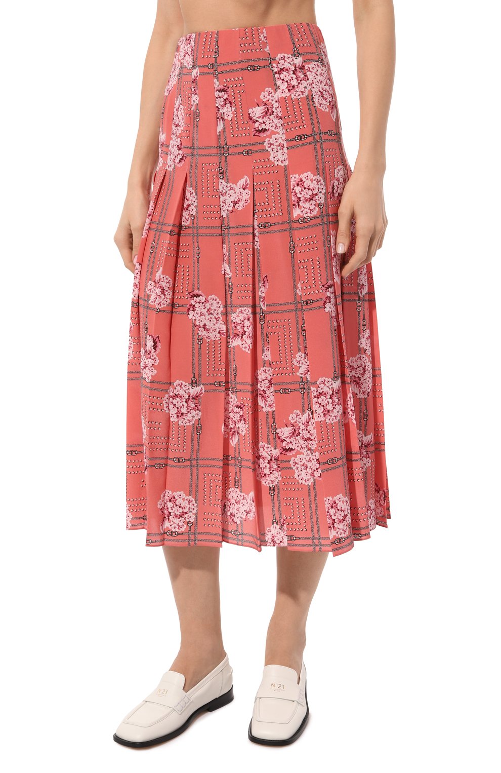 Шелковая юбка GUCCI, арт. 409370 ZAGVZ, фото 3