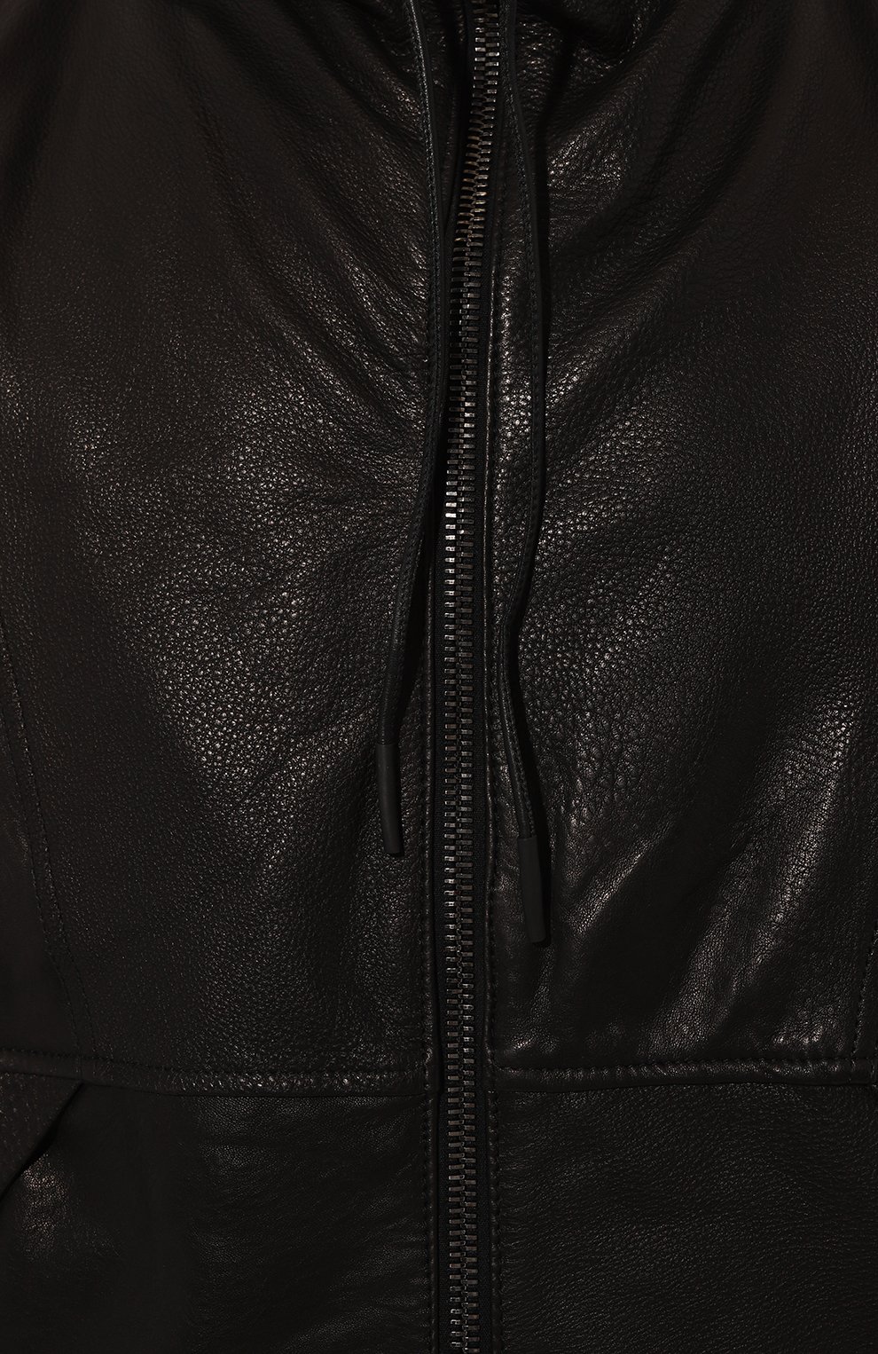 Кожаная куртка GIORGIO BRATO черного цвета по цене 159500 руб., арт. GU25F22050, фото 5 Кожаная куртка GIORGIO BRATO, арт. GU25F22050, фото 5