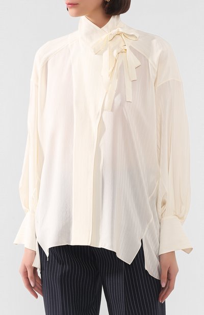 Шелковая блузка CHLOÉ, арт. CHC20UHT16307, фото 3