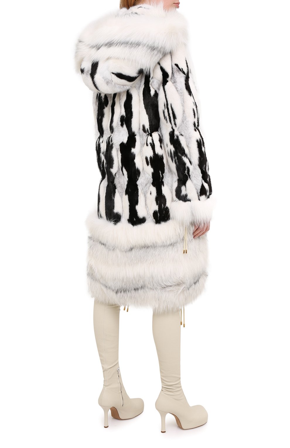 Шуба из норки и лисы TOM FORD, арт. CPF190/T80245, фото 4