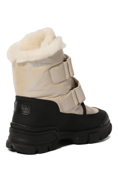 Утепленные ботинки GALLUCCI кремового цвета по цене 29050 руб., арт. J30122BM, фото 3 Утепленные ботинки GALLUCCI, арт. J30122BM, фото 3