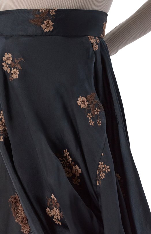 Юбка из хлопка и вискозы Uma Wang UW2007 Чёрный  UW2007 Фото 5