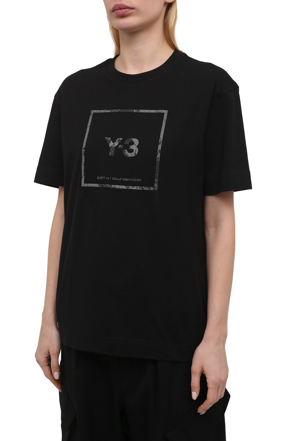 Хлопковая футболка Y-3, арт. GV6060/W, фото 3