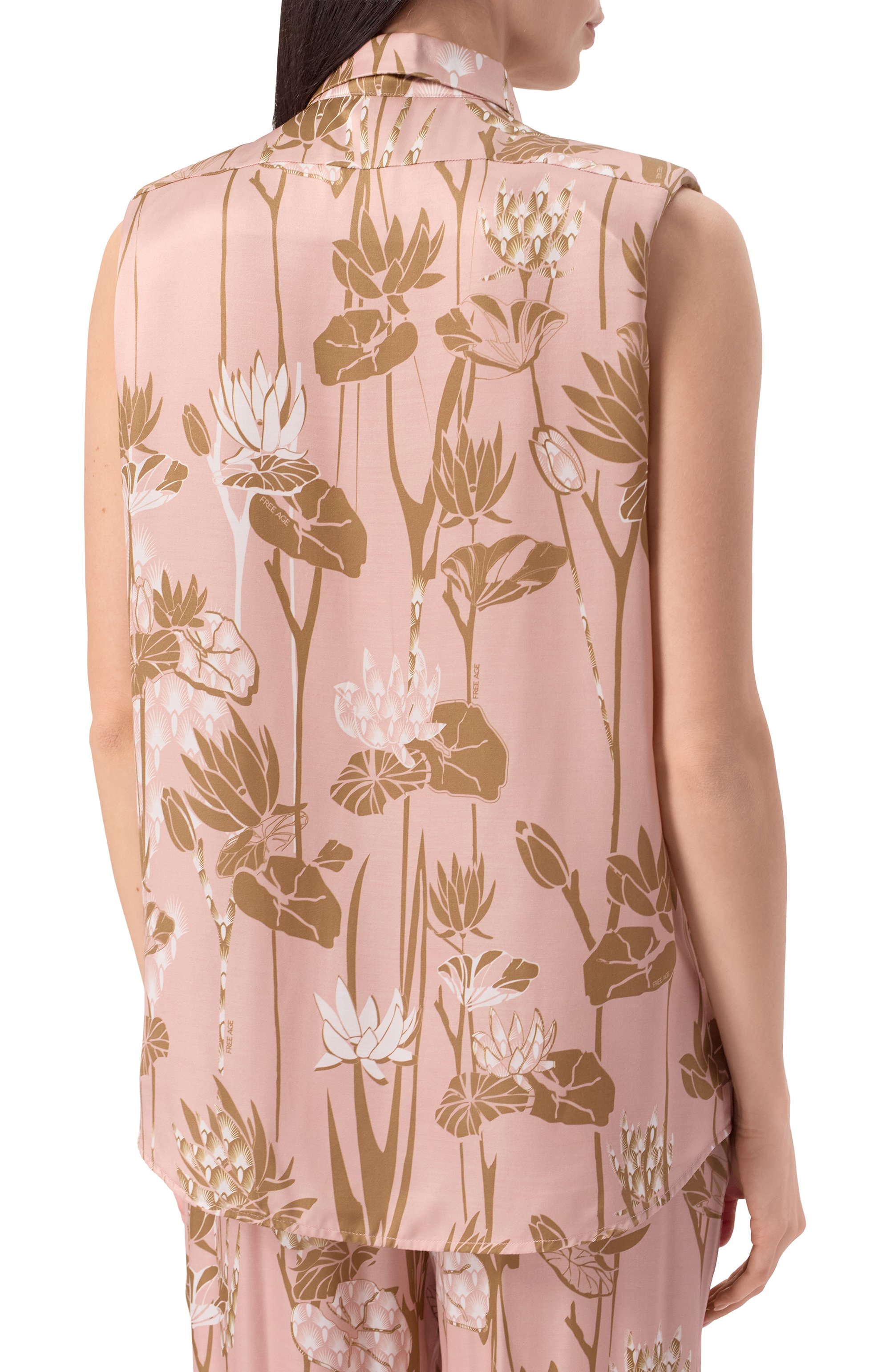 Атласная блузка FREEAGE, арт. WS25.BL017M.6001.619, фото 4