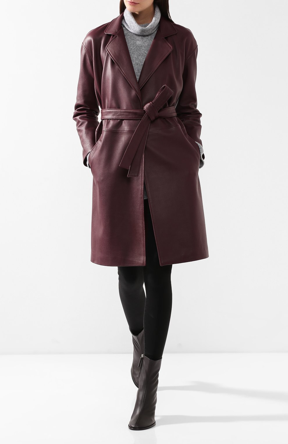 Кожаный плащ MASLOV, арт. SM-213, фото 2