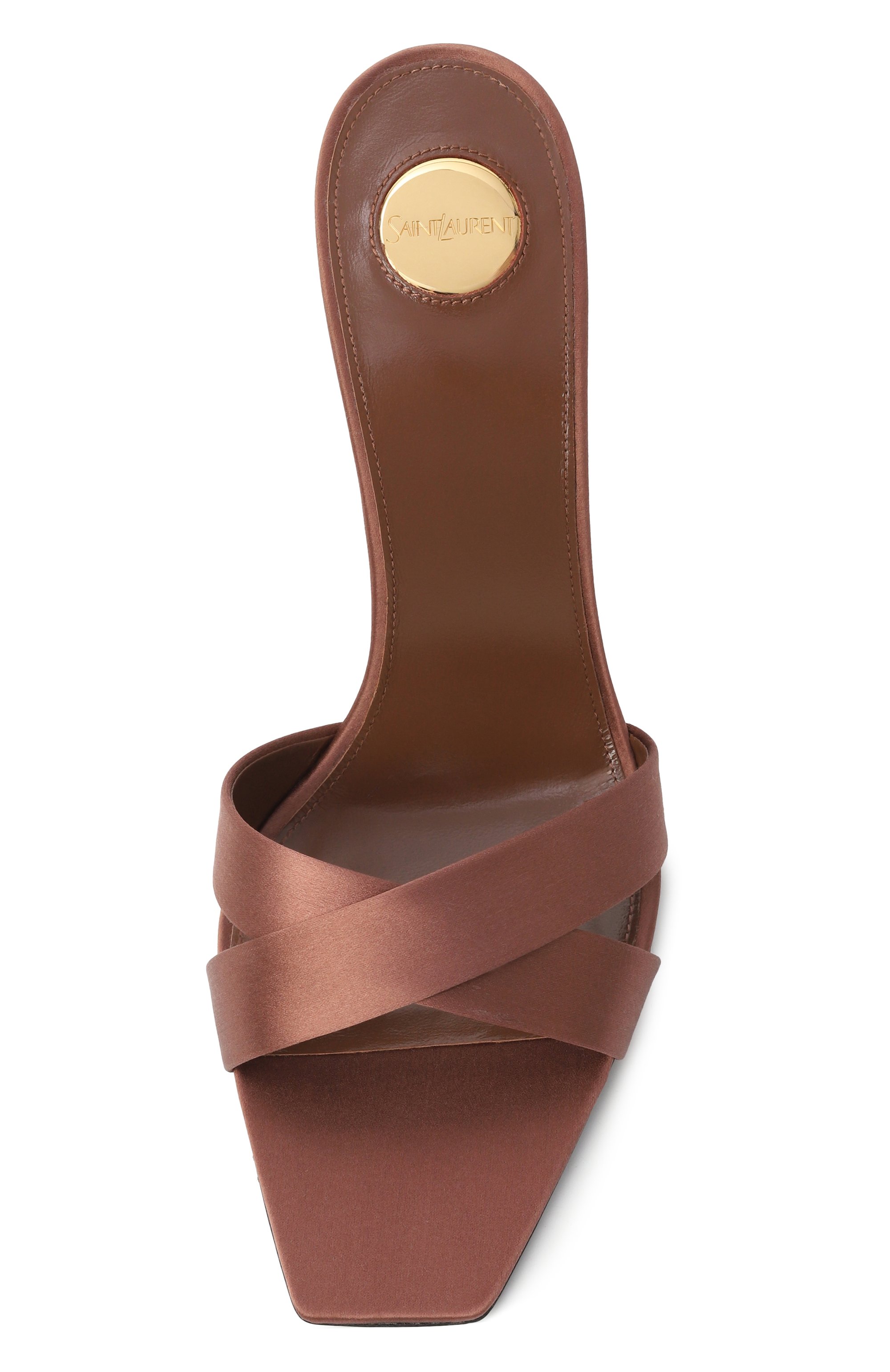 Текстильные мюли opyum 85 SAINT LAURENT, арт. 818931/9QAB1, фото 6