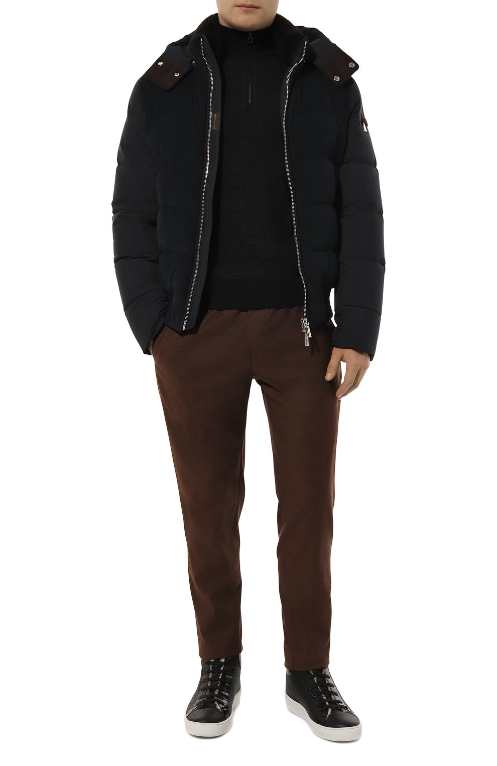 Кожаные кеды sr1 addict SERGIO ROSSI, арт. B10920/MFL259, фото 2