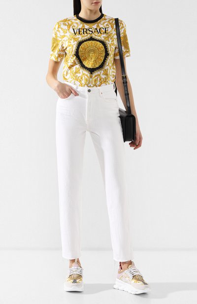 Комбинированные кроссовки chain reaction VERSACE, арт. DSR705G/DICTG, фото 2