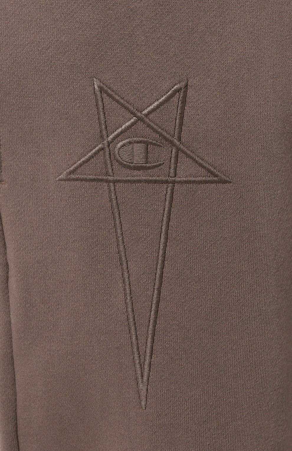 Хлопковые брюки rick owens x champion RICK OWENS, арт. CM01D0471/CHFE, фото 5