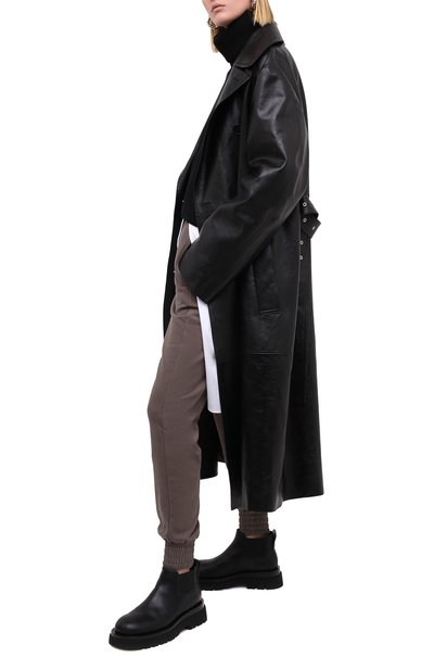 Хлопковые джоггеры ANN DEMEULEMEESTER коричневого цвета по цене 47450 руб., арт. 2002-2416-P-225-060, фото 3 Хлопковые джоггеры ANN DEMEULEMEESTER, арт. 2002-2416-P-225-060, фото 3
