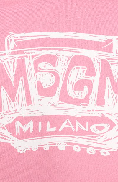 Хлопковое худи MSGM KIDS, арт. S6MSJUHS144, фото 3
