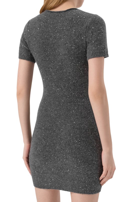 Платье из кашемира и хлопка Addicted AD2518 Серый  AD2518 Фото 3