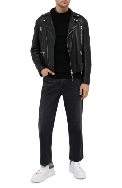 Кожаные кеды oversized ALEXANDER MCQUEEN, арт. 553680/WHGP7, фото 2