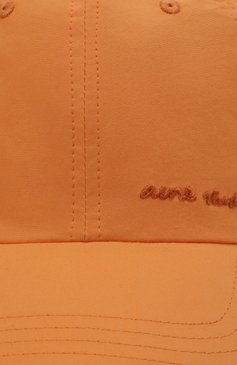 Женская хлопковая бейсболка ACNE STUDIOS оранжевого цвета, арт. C40145/W | Фото 3 (Материал: Хлопок, Текстиль; Нос: Не проставлено; Материал сплава: Проставлено)