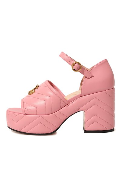 Кожаные босоножки GUCCI, арт. 658677 BKO60, фото 4