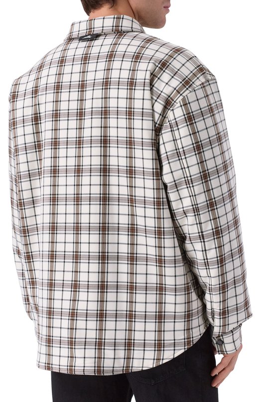 Двусторонняя куртка-рубашка MSGM 3940MH23/257503 Бежевый  3940MH23/257503 Фото 4