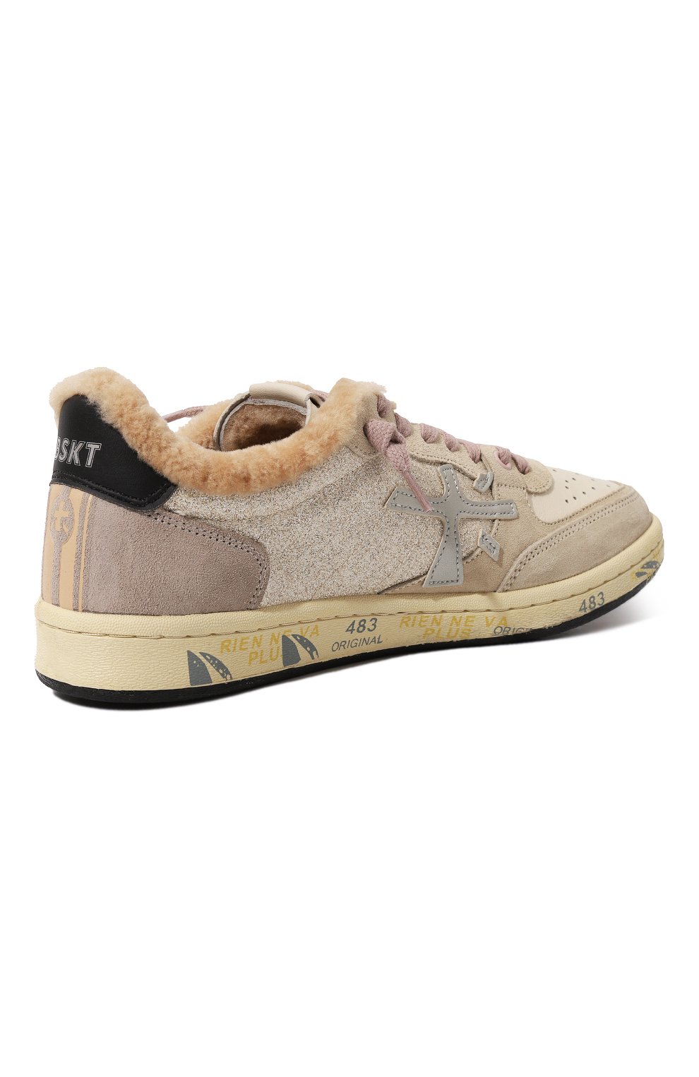 Комбинированные кеды вskt clayd PREMIATA, арт. BSKTCLAD/VAR 7073M, фото 5