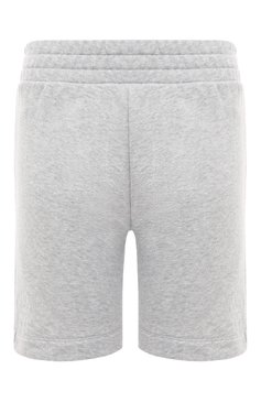 Женские шорты EMPORIO ARMANI серого цвета, арт. 164841/4R276 | Фото 1 (Нос: Не проставлено; Материал внешний: Хлопок, Синтетический материал)