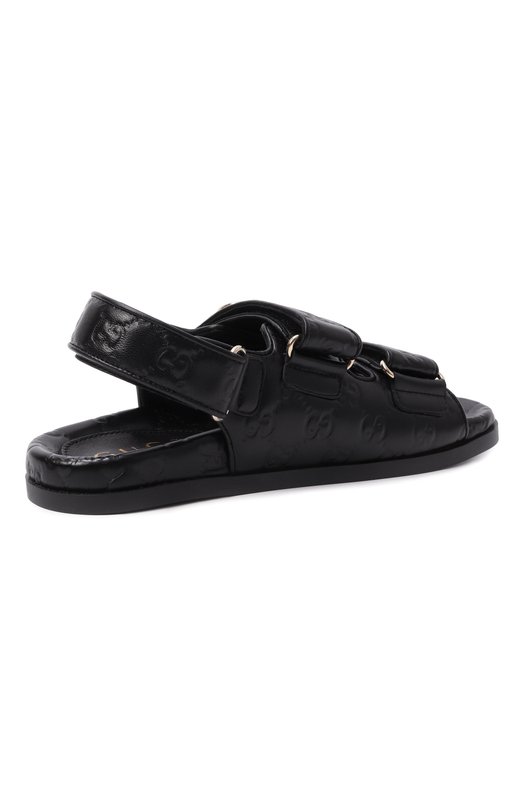 Кожаные сандалии Gucci 816625/AAEGP Чёрный  816625/AAEGP Фото 5