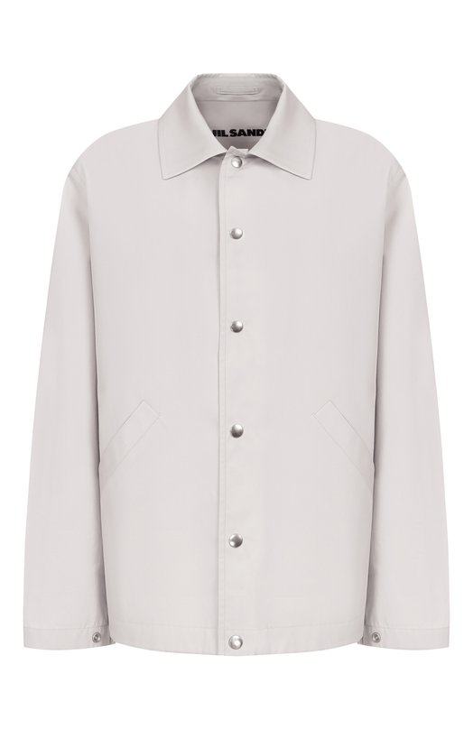 Хлопковая куртка-рубашка Jil Sander J53BN0004/J45306 Серый J53BN0004/J45306