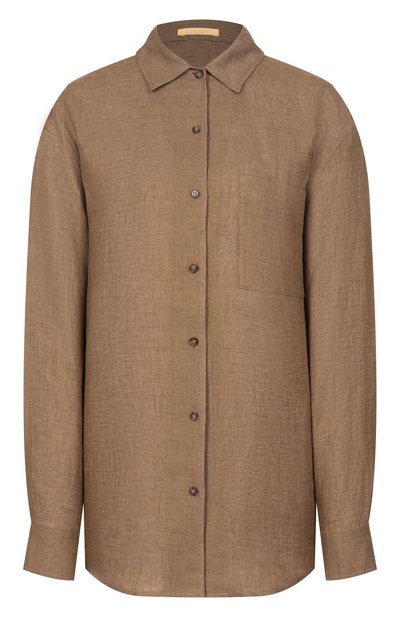 Женская льняная рубашка 12 STOREEZ, арт. 138504