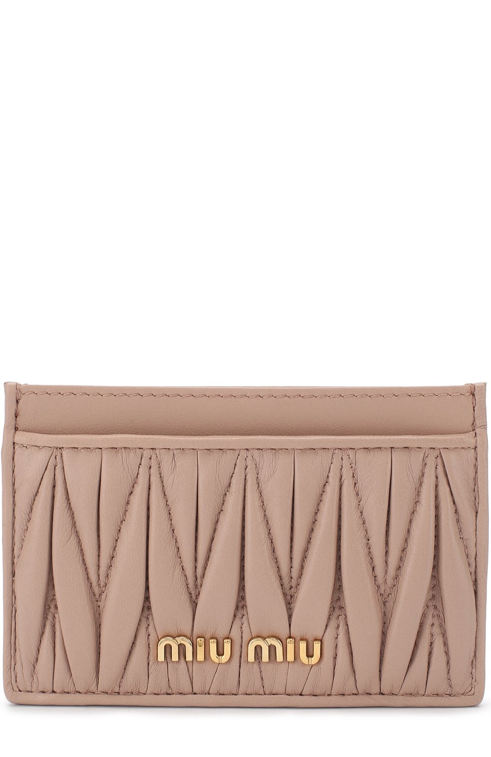 Кожаный футляр для кредитных карт MIU MIU, арт. 5MC208-N88-F0770, фото 1