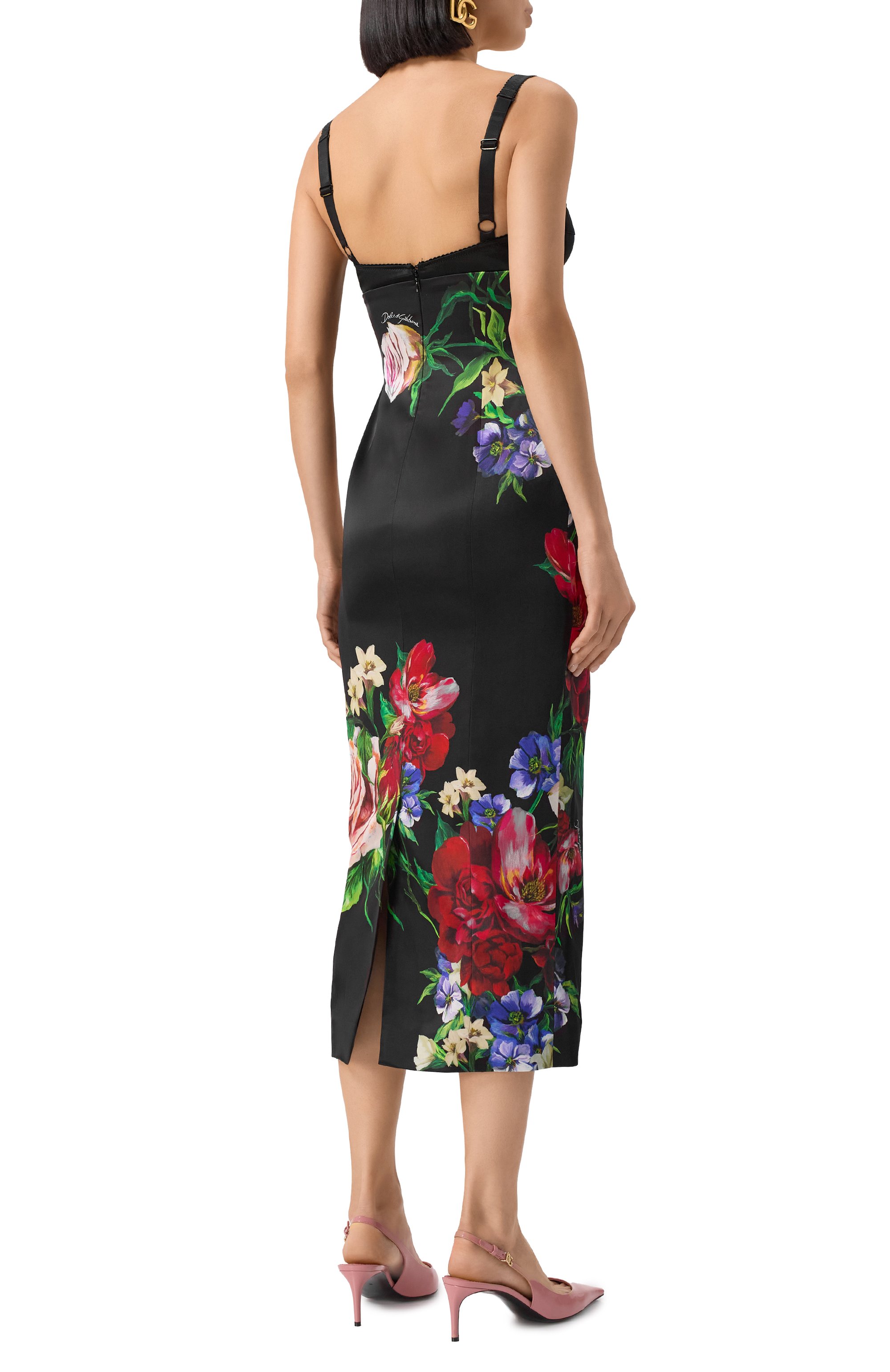 Атласное платье DOLCE & GABBANA, арт. F6TTXT/FSIB5, фото 4