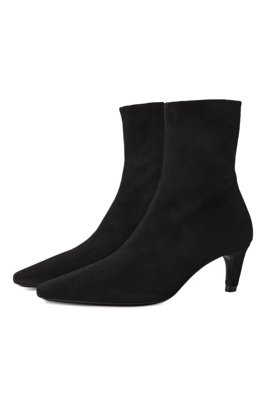 Замшевые ботильоны Cave 40 Jude CAVE ANKLE B00T SUEDE Чёрный CAVE ANKLE B00T SUEDE