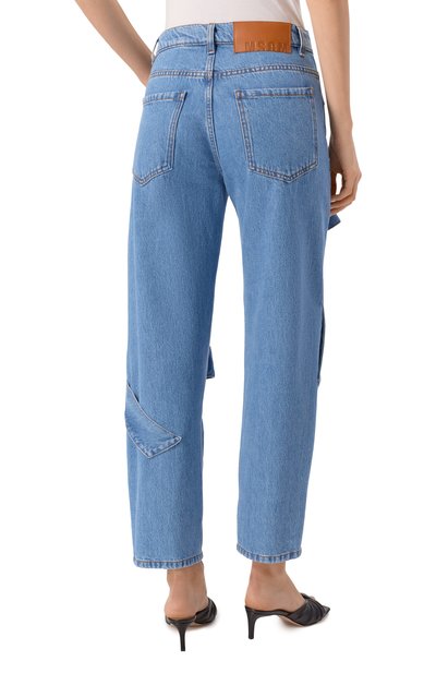 Джинсы MSGM голубого цвета по цене 34600 руб., арт. 3941MDP239L/257759, фото 4 Джинсы MSGM, арт. 3941MDP239L/257759, фото 4